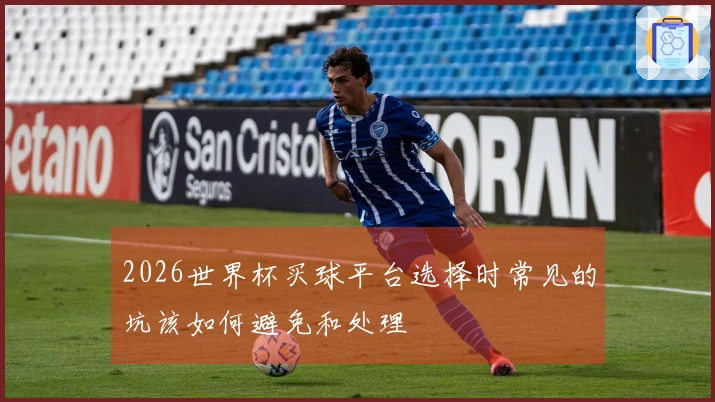 2026世界杯买球平台选择时常见的坑该如何避免和处理