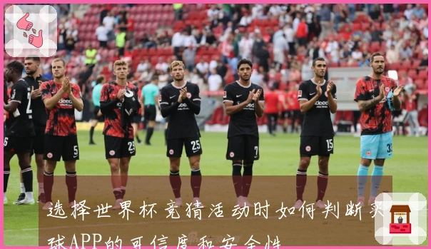 选择世界杯竞猜活动时如何判断买球APP的可信度和安全性
