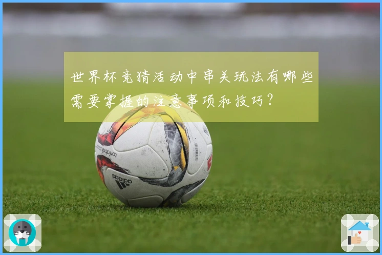 世界杯竞猜活动中串关玩法有哪些需要掌握的注意事项和技巧？