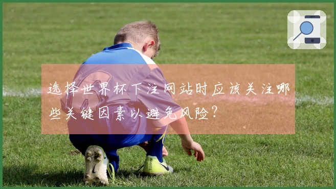 选择世界杯下注网站时应该关注哪些关键因素以避免风险？